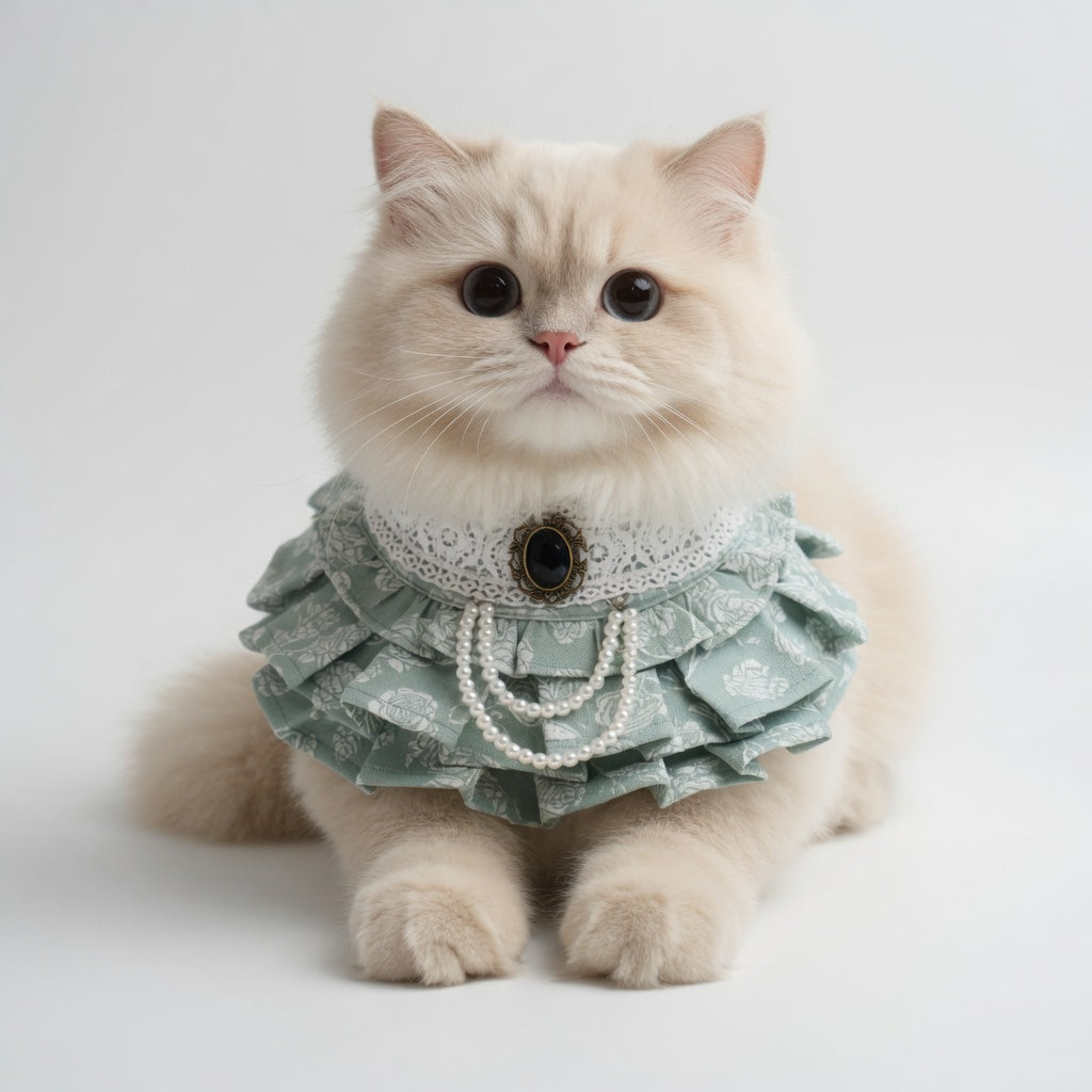 MOMOJI Alexandrina (1-Regency Sage Mist) | Pet Neckwear