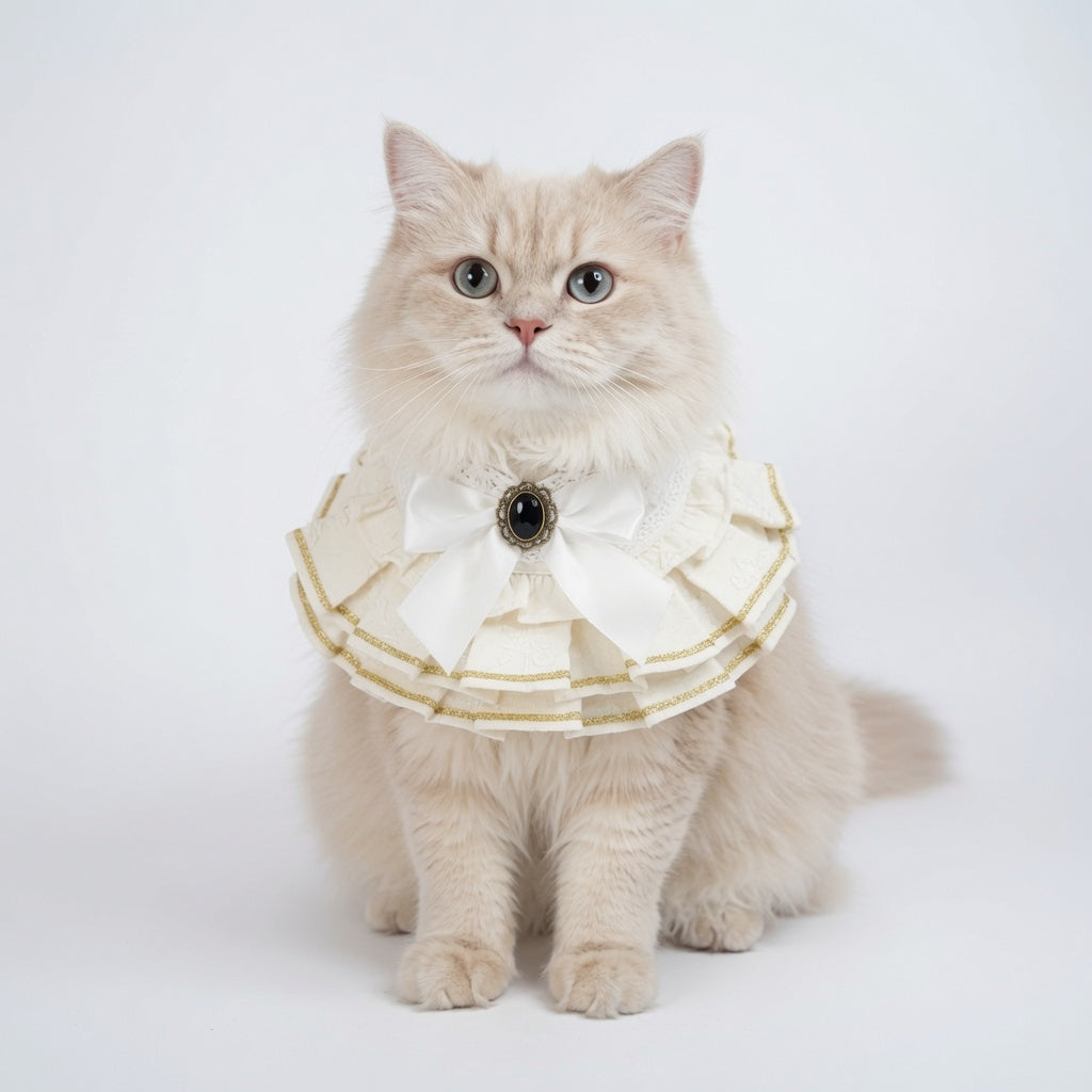 MOMOJI Alexandrina (2-Alabaster Cream) | Pet Neckwear