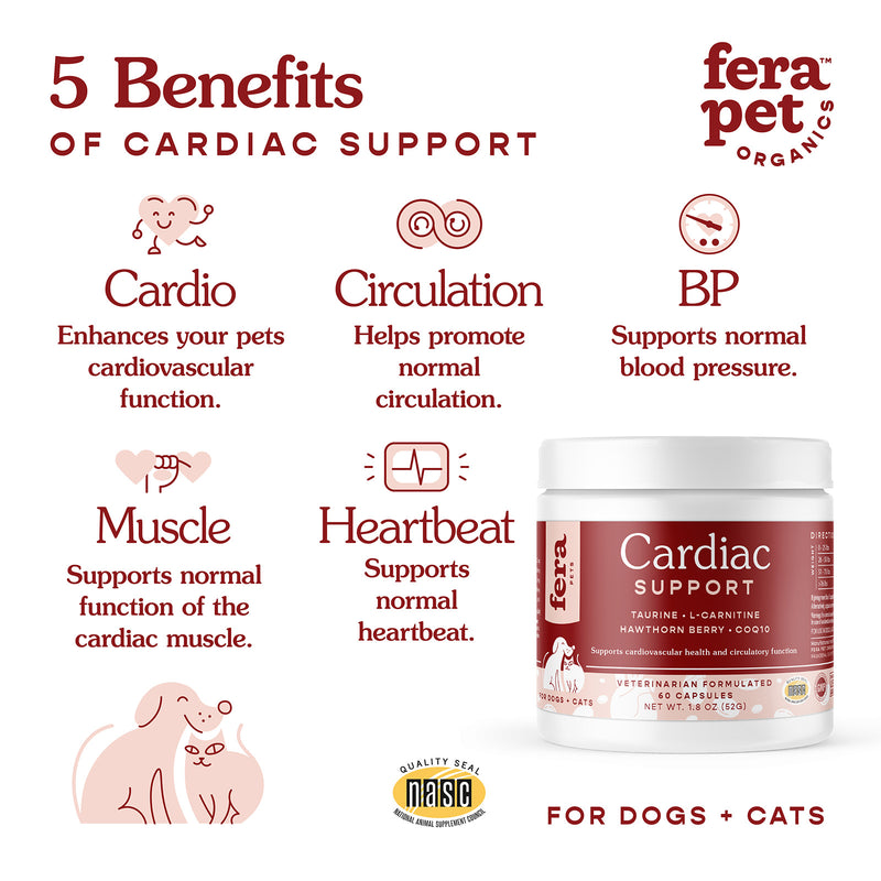 Fera Pets Cardiac Support Capsule 60s