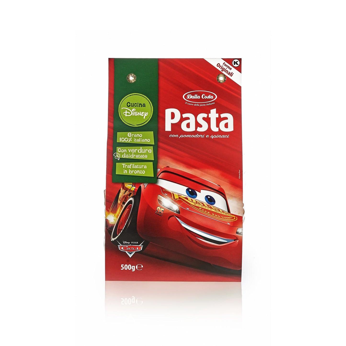 DALLA COSTA Pasta with Tomato & Spinach 500g Cars