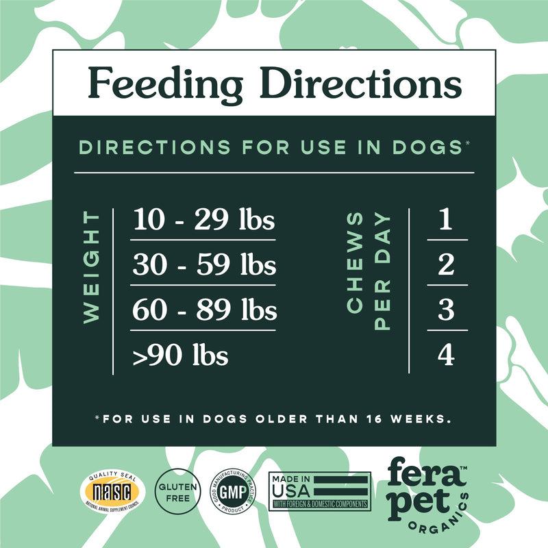 Fera Pets 狗狗髖骨及關節護養 咀嚼片 90 粒裝