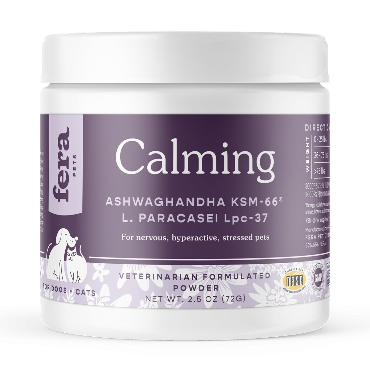 Fera Pets Calming Support Powder 72g