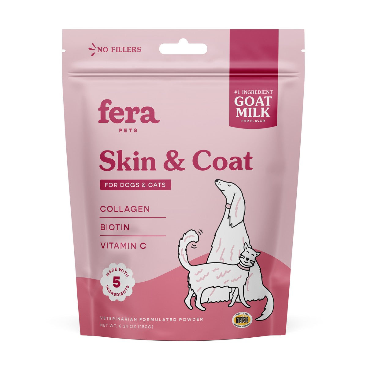 Fera Pets 拌糧羊奶營養粉 - 潤膚護毛配方 180g