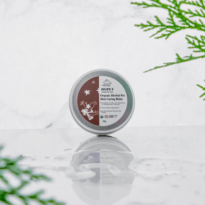 HOPET Organic Herbal Pet Caring Balm 20g for Dogs & Cats - Skin