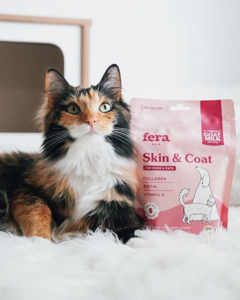 Fera Pets 拌糧羊奶營養粉 - 潤膚護毛配方 180g