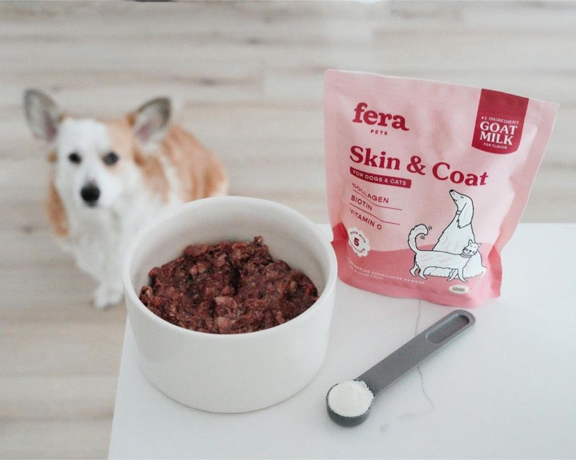Fera Pets 拌糧羊奶營養粉 - 潤膚護毛配方 180g