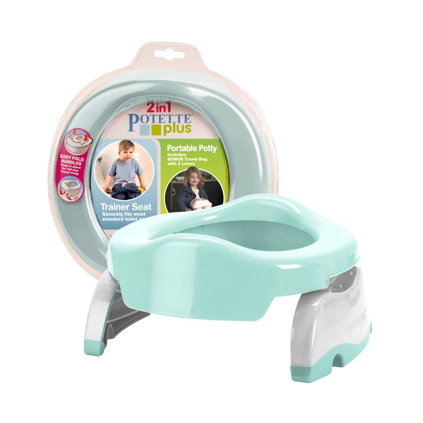 Potette Plus 2-in-1 Foldable Potty