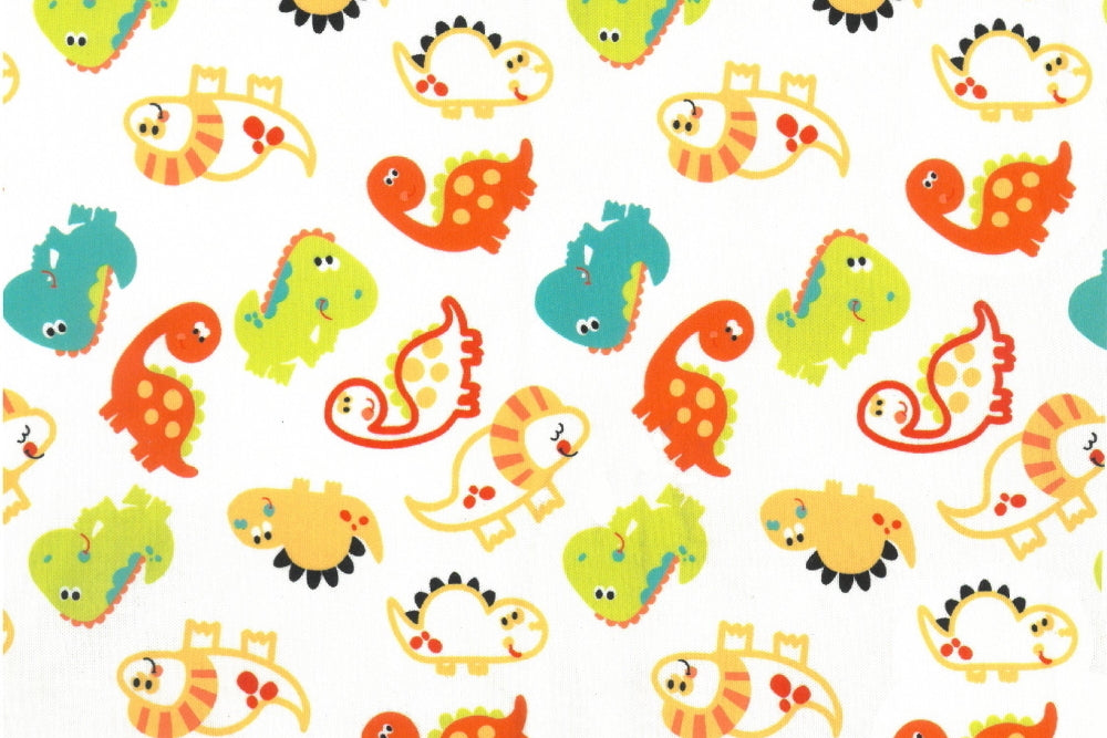 Parents League 長袖防水兜形口水肩 6M - 小恐龍