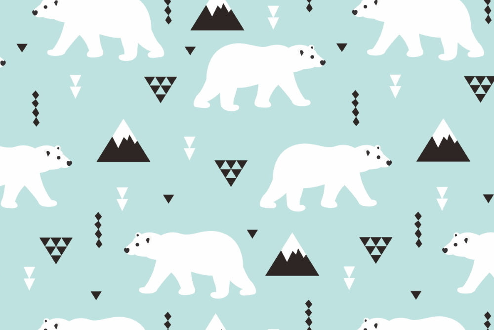 Parents League 長袖防水兜形口水肩 18M - 北極熊