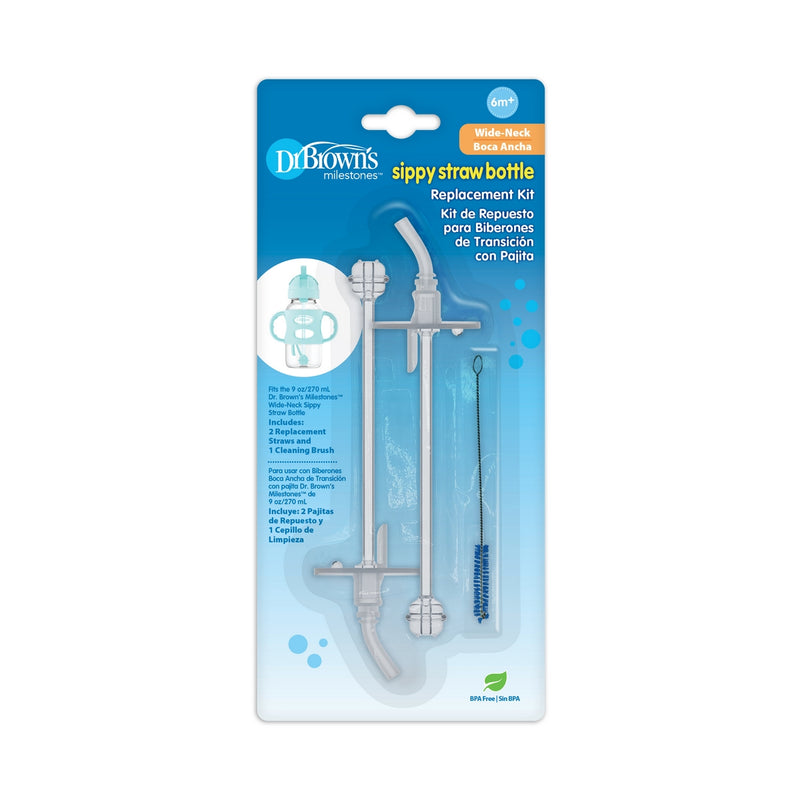 Dr. Brown's 雙柄吸管樽 - 替換吸管 2 支裝
