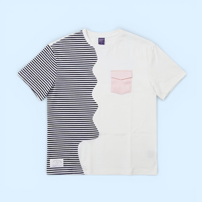 MOMOJI Marseille Tee (1-Breton Stripe Navy) | Hooman (Adult/Kids)