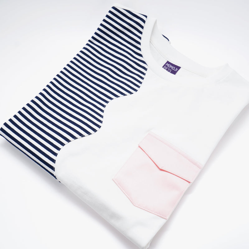 MOMOJI Marseille Tee (1-Breton Stripe Navy) | Hooman (Adult/Kids)