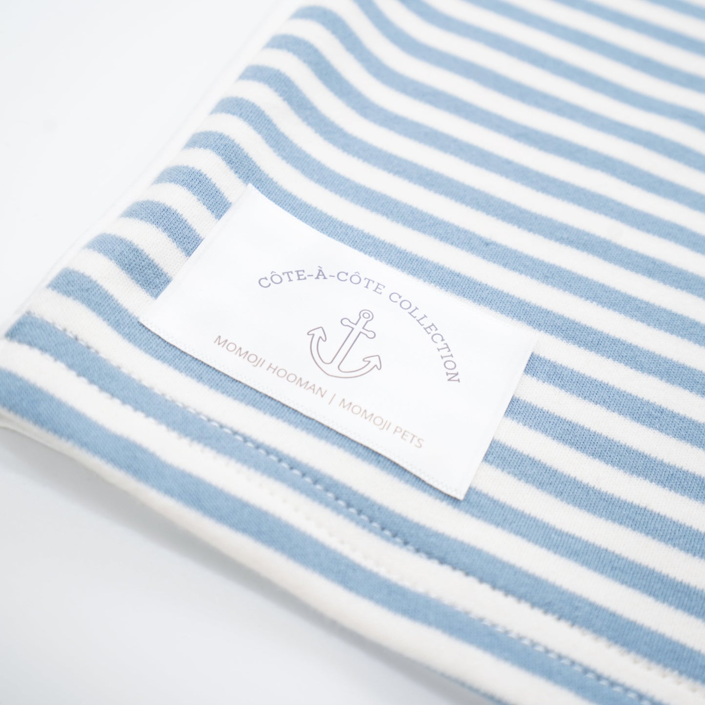 MOMOJI Marseille Tee (2-Breton Stripe Moonstone) | Hooman (Adult/Kids)