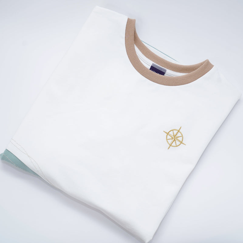 MOMOJI Antibes Tee (1-Azure Mist) | Hooman (Adult/Kids)