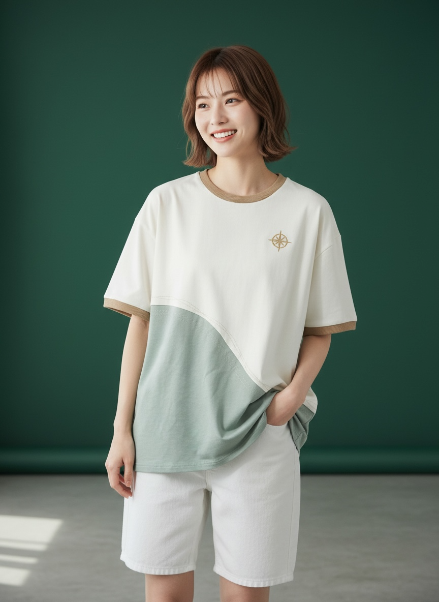 MOMOJI Antibes Tee (1-Azure Mist) | Hooman (Adult/Kids)