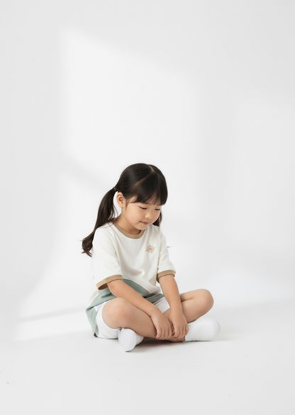 MOMOJI Antibes Tee (1-Azure Mist) | Hooman (Adult/Kids)