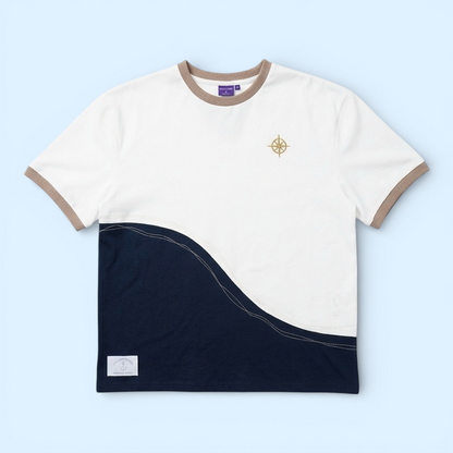 MOMOJI Antibes Tee (2-French Riviera Blue) | Hooman (Adult/Kids)