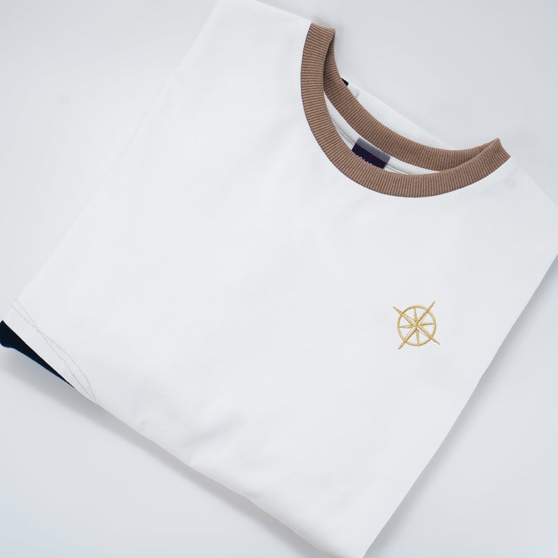 MOMOJI Antibes Tee (2-French Riviera Blue) | Hooman (Adult/Kids)