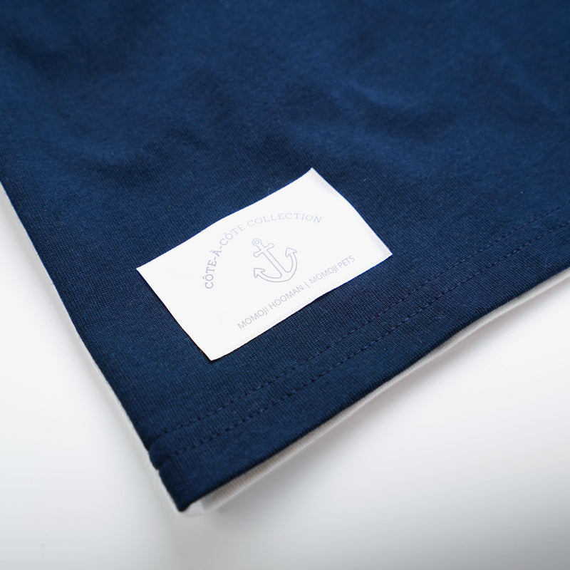 MOMOJI Antibes Tee (2-French Riviera Blue) | Hooman (Adult/Kids)
