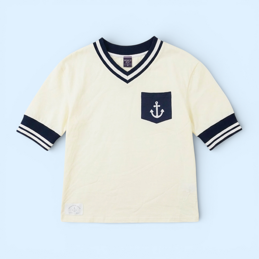 MOMOJI Santiano Tee (1-Ivory Cream) | Hooman (Adult/Kids)