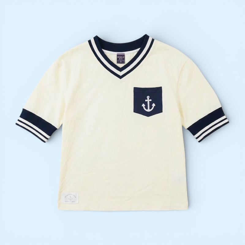 [Pre-order] MOMOJI Santiano Tee (1-Ivory Cream) | Hooman (Adult/Kids)