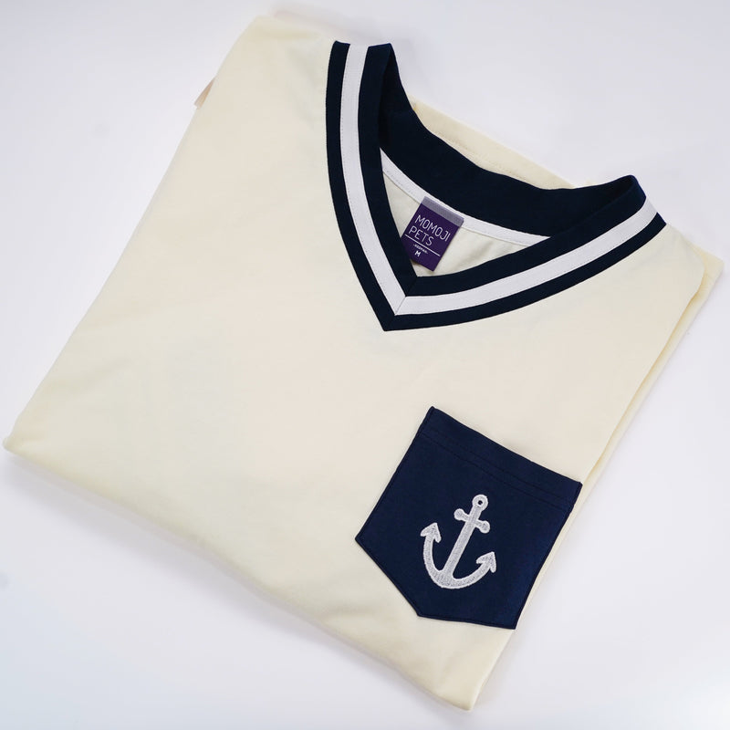 [Pre-order] MOMOJI Santiano Tee (1-Ivory Cream) | Hooman (Adult/Kids)