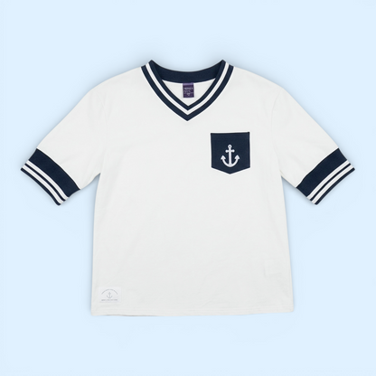 [Pre-order] MOMOJI Santiano Tee (2-Salt White) | Hooman (Adult/Kids)