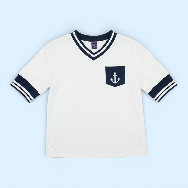 [Pre-order] MOMOJI Santiano Tee (2-Salt White) | Hooman (Adult/Kids)