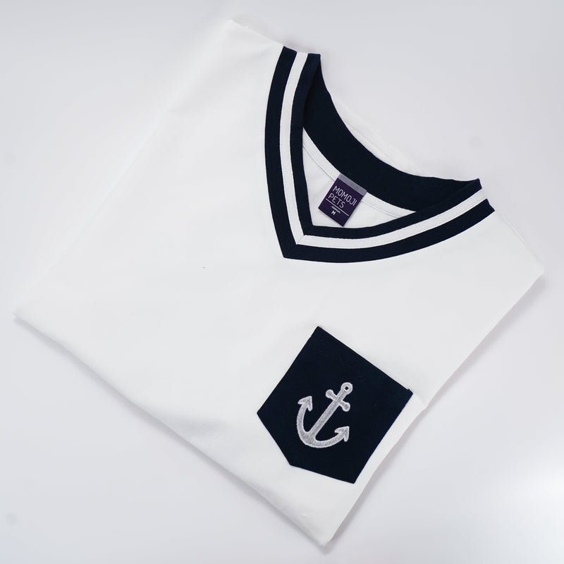 [Pre-order] MOMOJI Santiano Tee (2-Salt White) | Hooman (Adult/Kids)