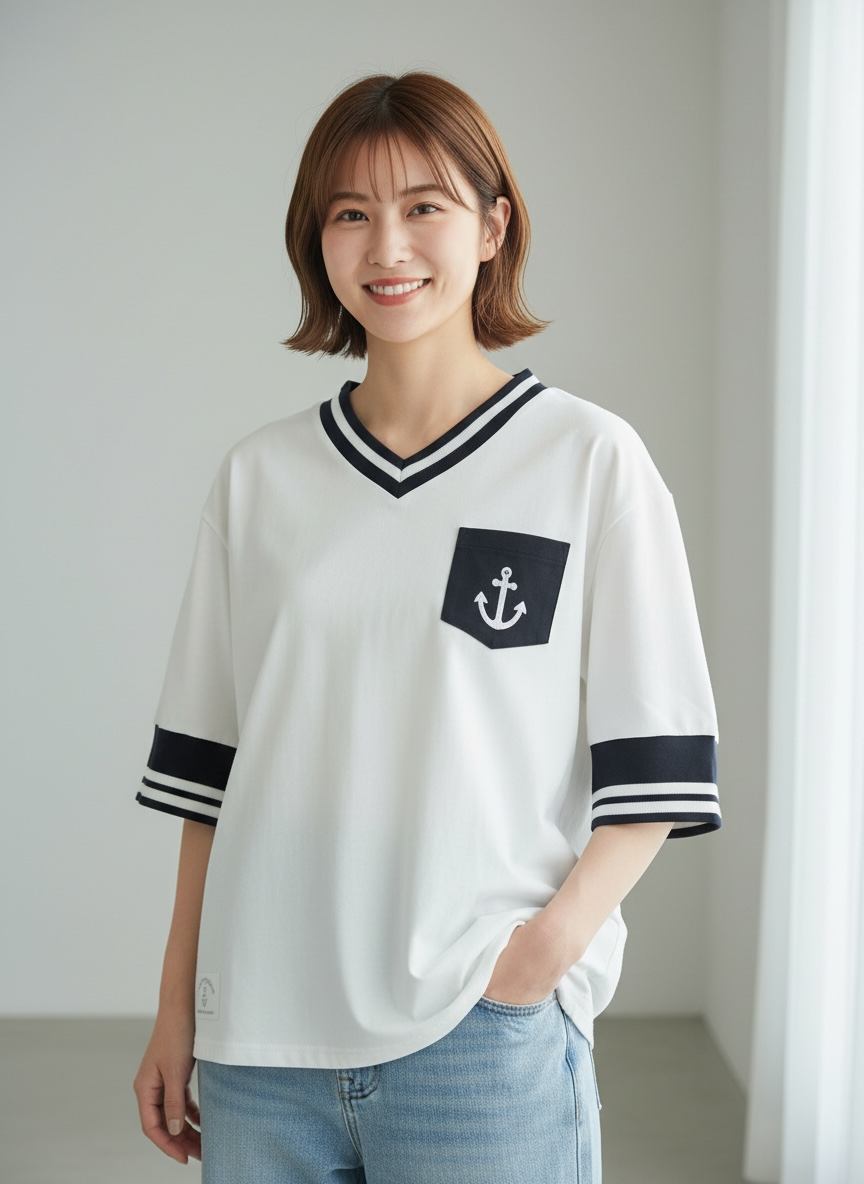 [Pre-order] MOMOJI Santiano Tee (2-Salt White) | Hooman (Adult/Kids)