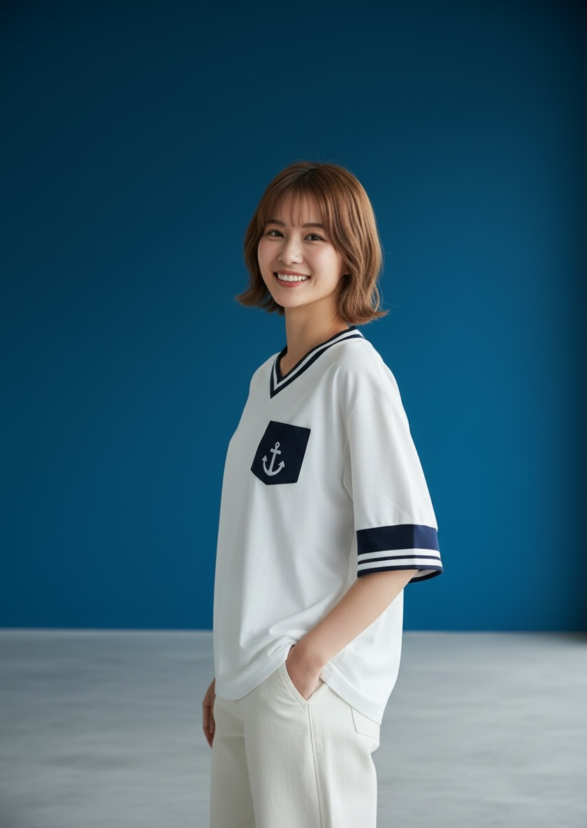 [Pre-order] MOMOJI Santiano Tee (2-Salt White) | Hooman (Adult/Kids)