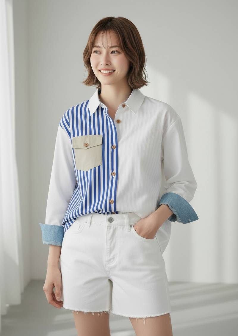 [Pre-order] MOMOJI Saint Tropez Shirt | Hooman (Adult/Kids)