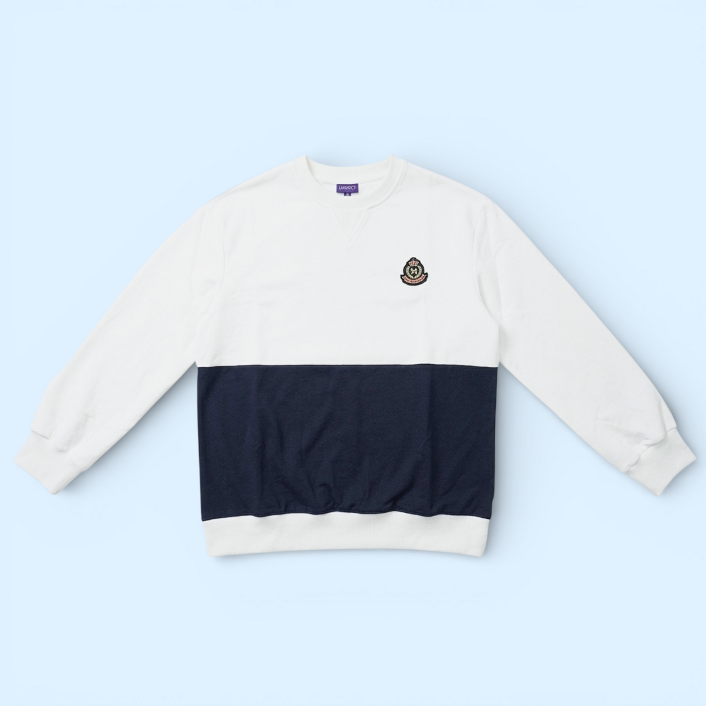 MOMOJI Brest Sweatshirt (1-French Riviera Blue) | Hooman (Adult/Kids)