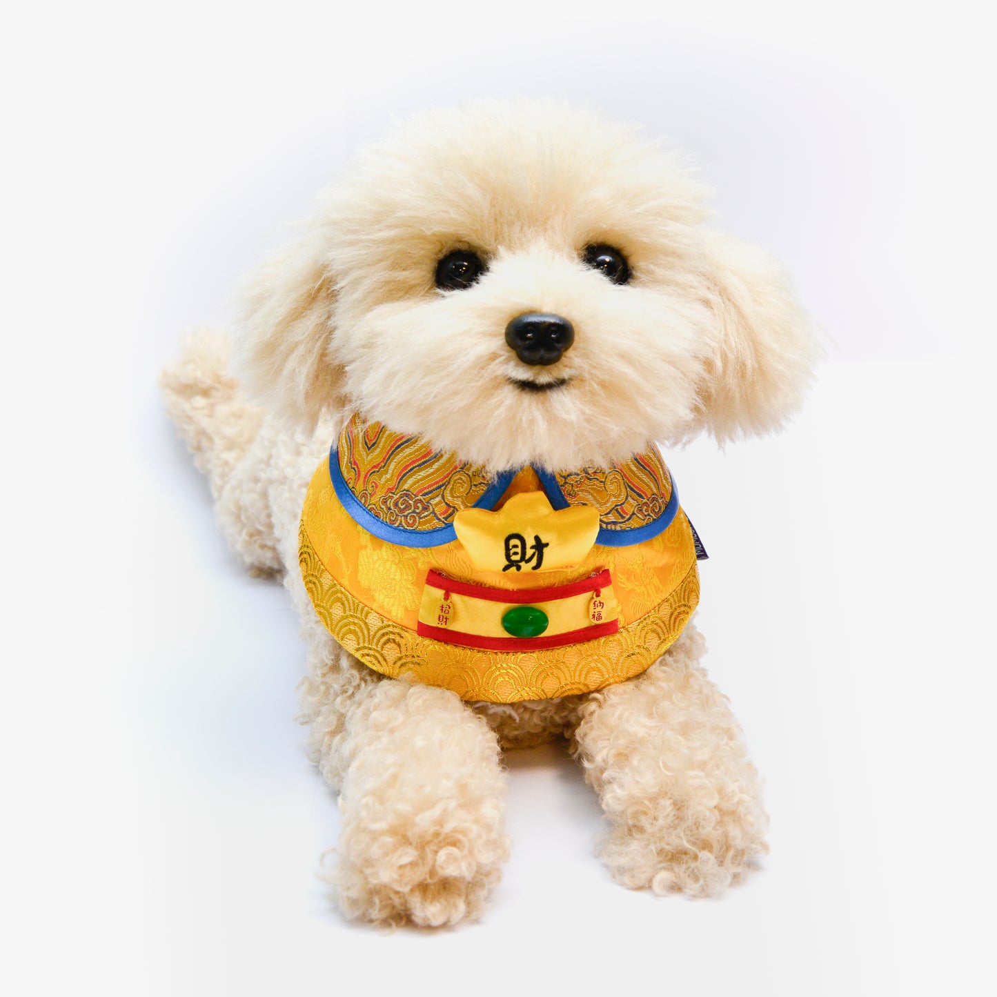 MOMOJI God of Wealth 財神 (Golden Yellow) | LNY Hat + Neckwear Set