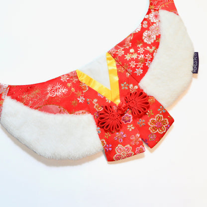 MOMOJI Vermillion 朱雀 | Pet LNY Neckwear