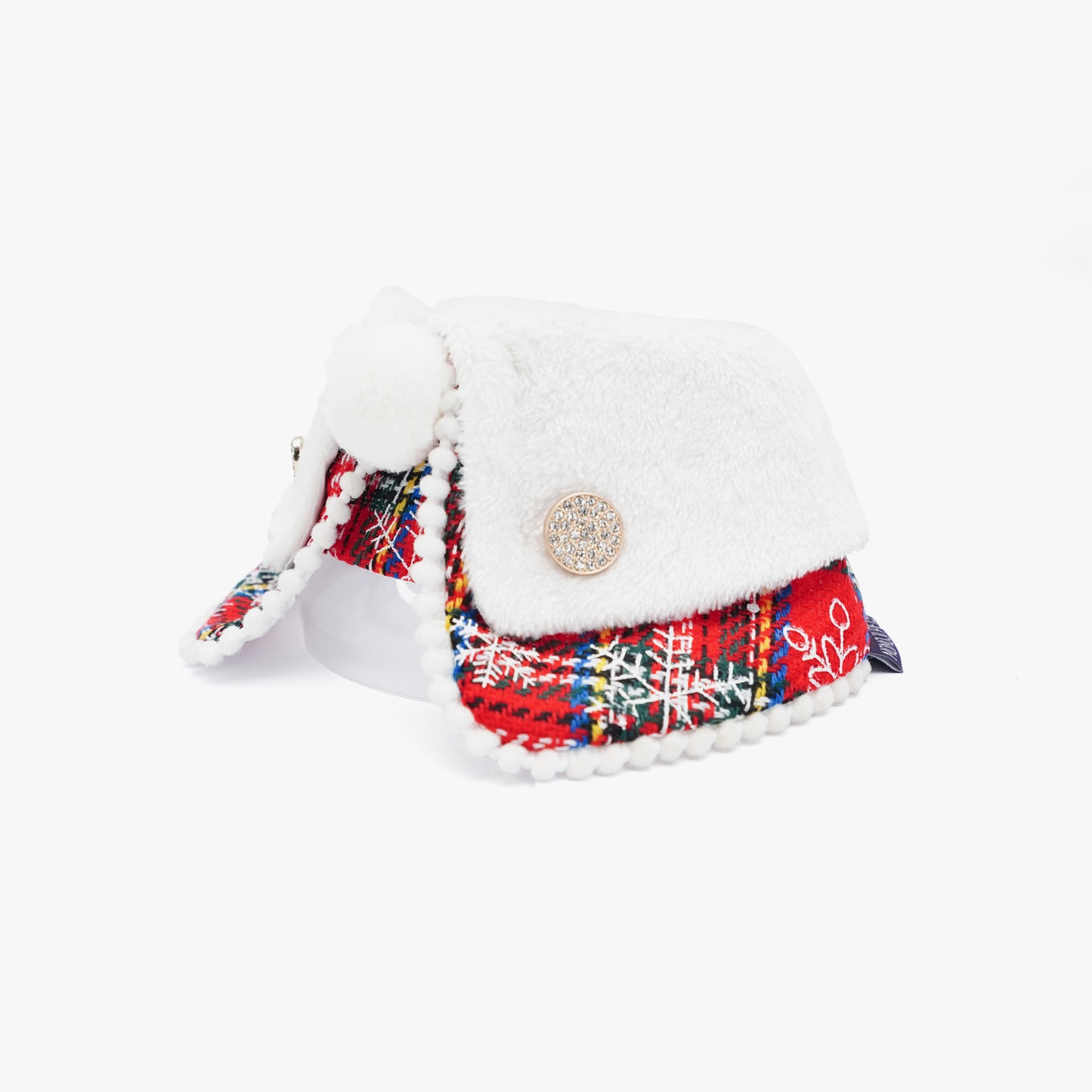 [Pre-order] MOMOJI Hat + Neckwear Set (Christmas Plaid Red)
