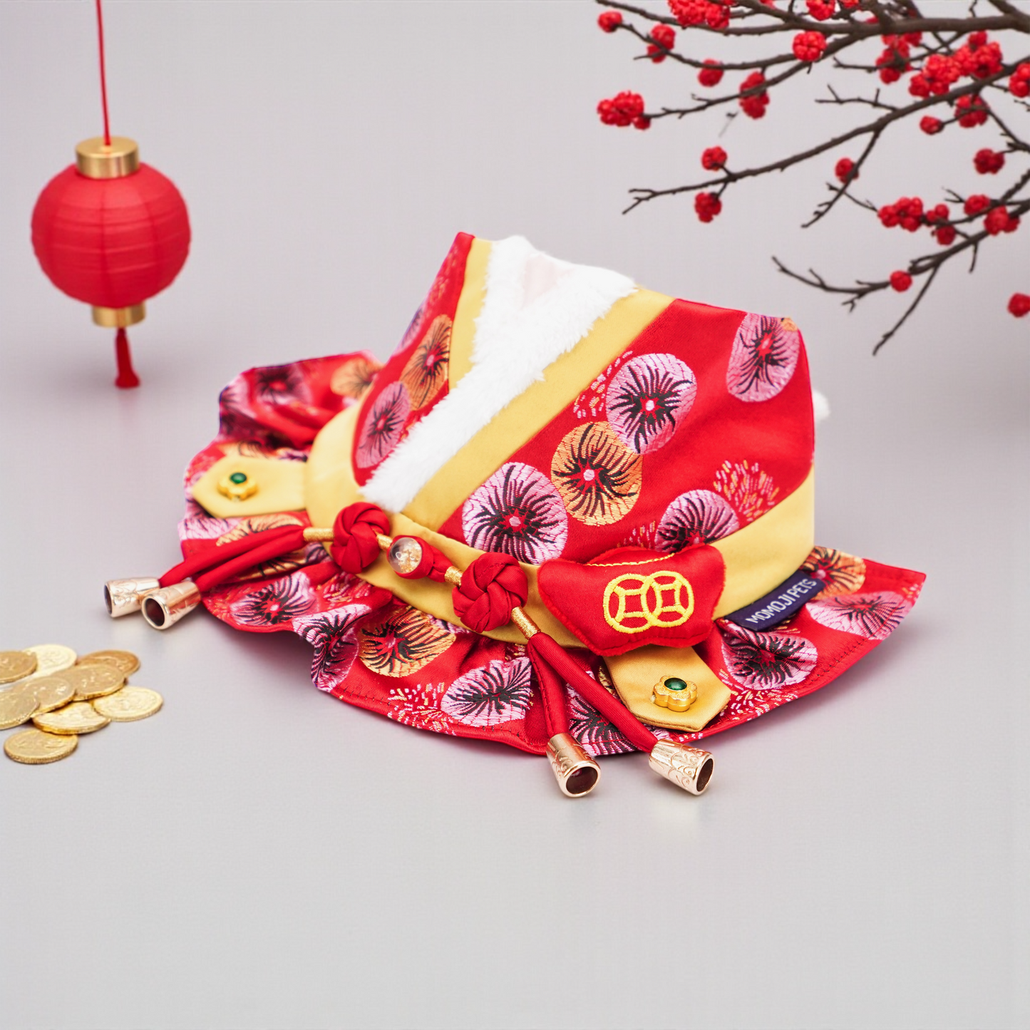 MOMOJI Bloom 妍圓 | Pet LNY Neckwear