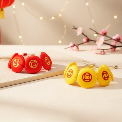 MOMOJI Prosperity Medallion 聚財圓 | Pet LNY Neckwear