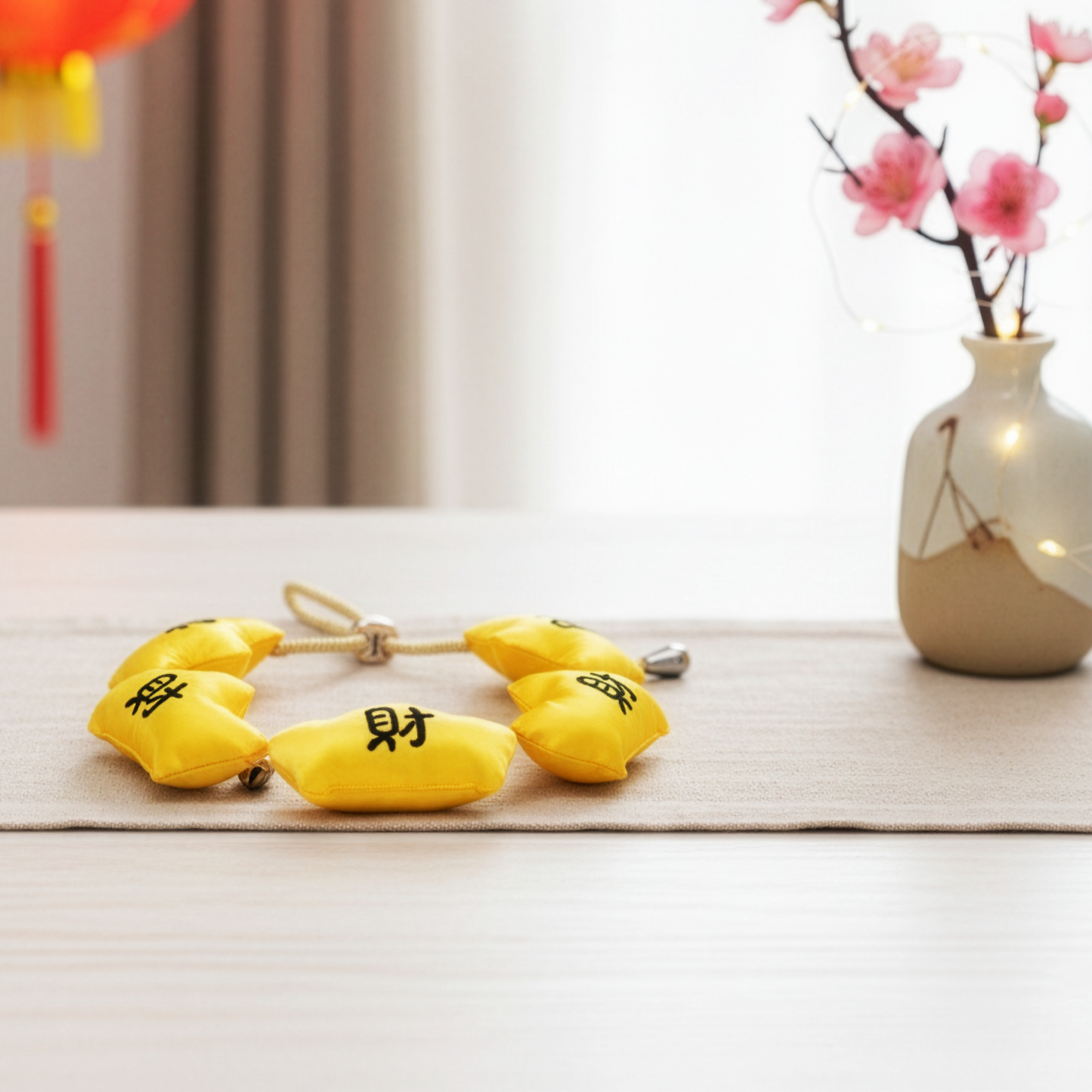 MOMOJI Golden Fortune String 滿財福串 | Pet LNY Neckwear