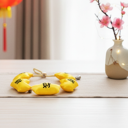 MOMOJI Golden Fortune String 滿財福串 | Pet LNY Neckwear