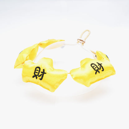 MOMOJI Golden Fortune String 滿財福串 | Pet LNY Neckwear