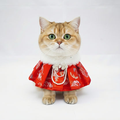 MOMOJI Blush 柔禧 | Pet LNY Neckwear