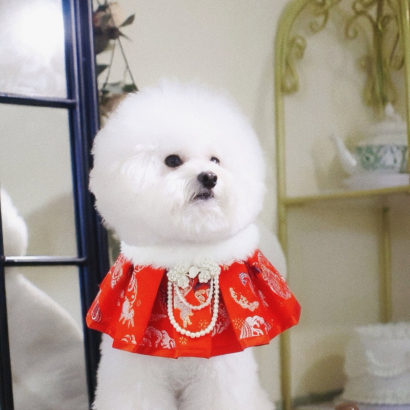 MOMOJI Blush 柔禧 | Pet LNY Neckwear
