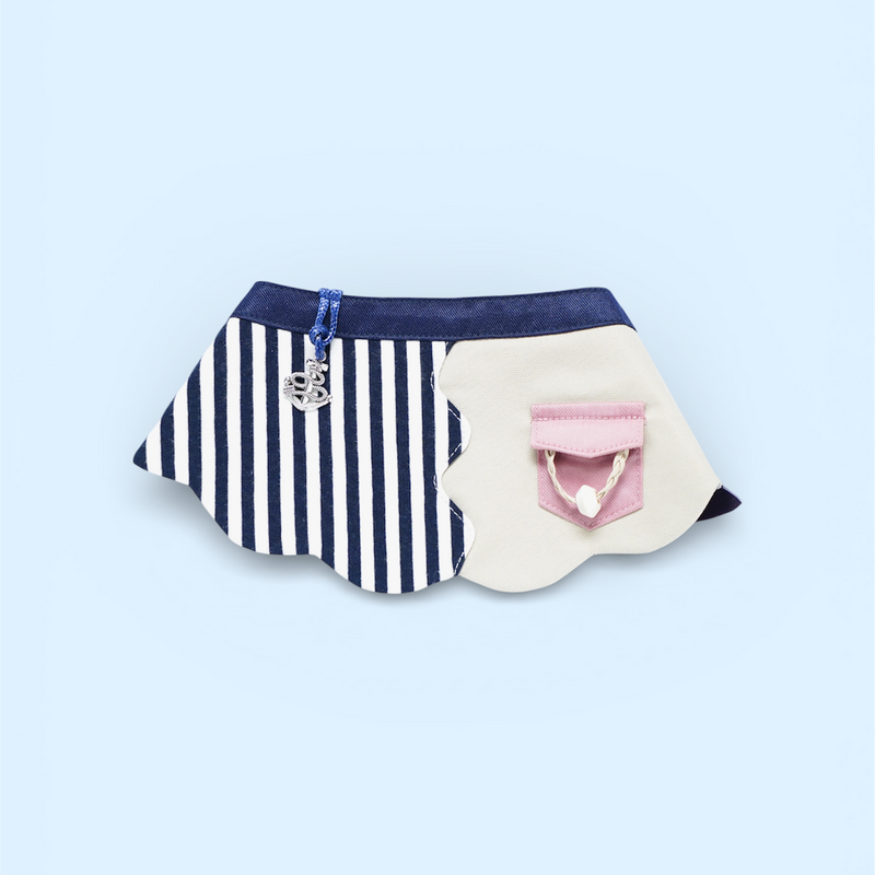 MOMOJI Marseille (3-Breton Seashell) | Pet Neckwear