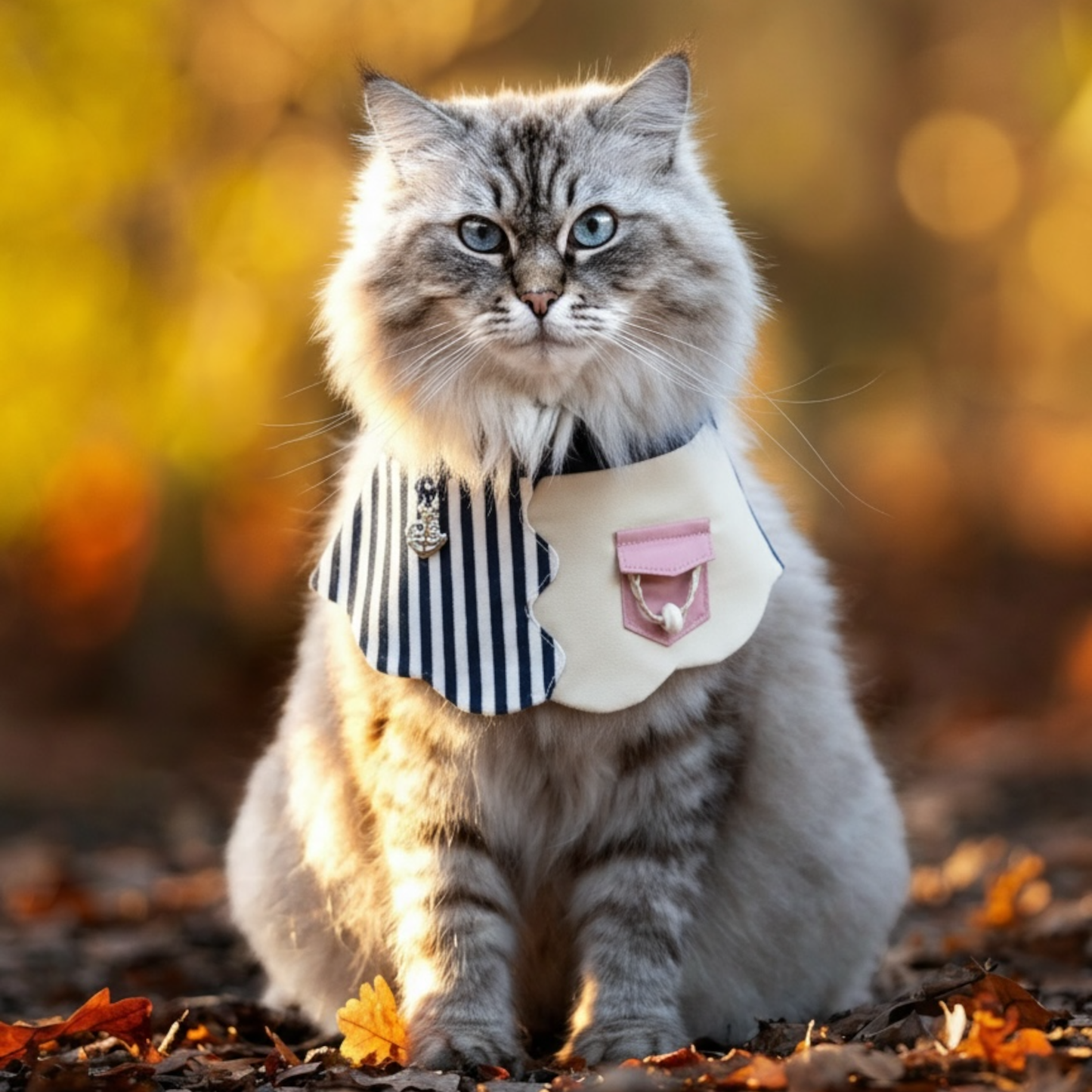 MOMOJI Marseille (3-Breton Seashell) | Pet Neckwear