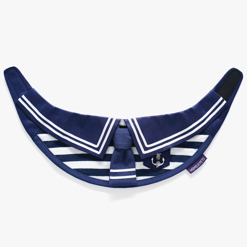 [Pre-order] MOMOJI Santiano (1-Heritage Stripe Navy) | Pet Neckwear