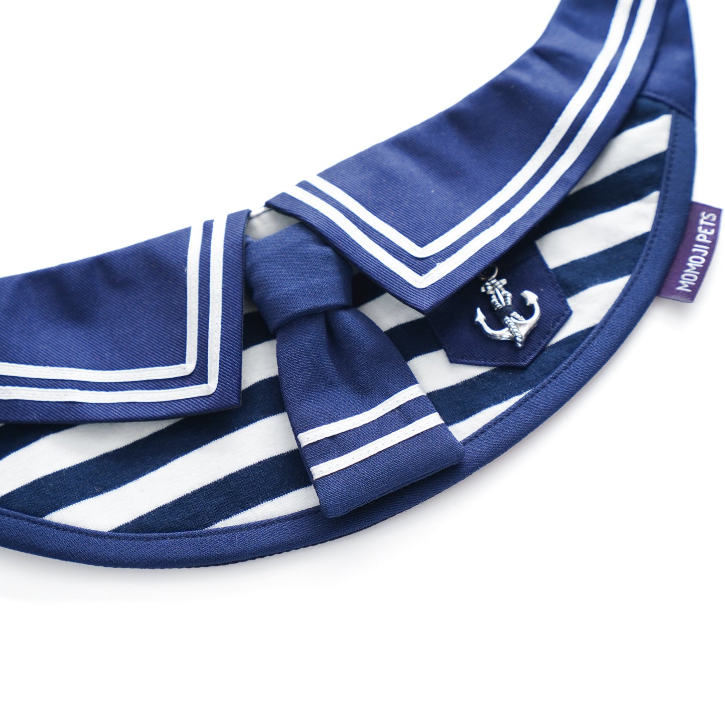 [Pre-order] MOMOJI Santiano (1-Heritage Stripe Navy) | Pet Neckwear