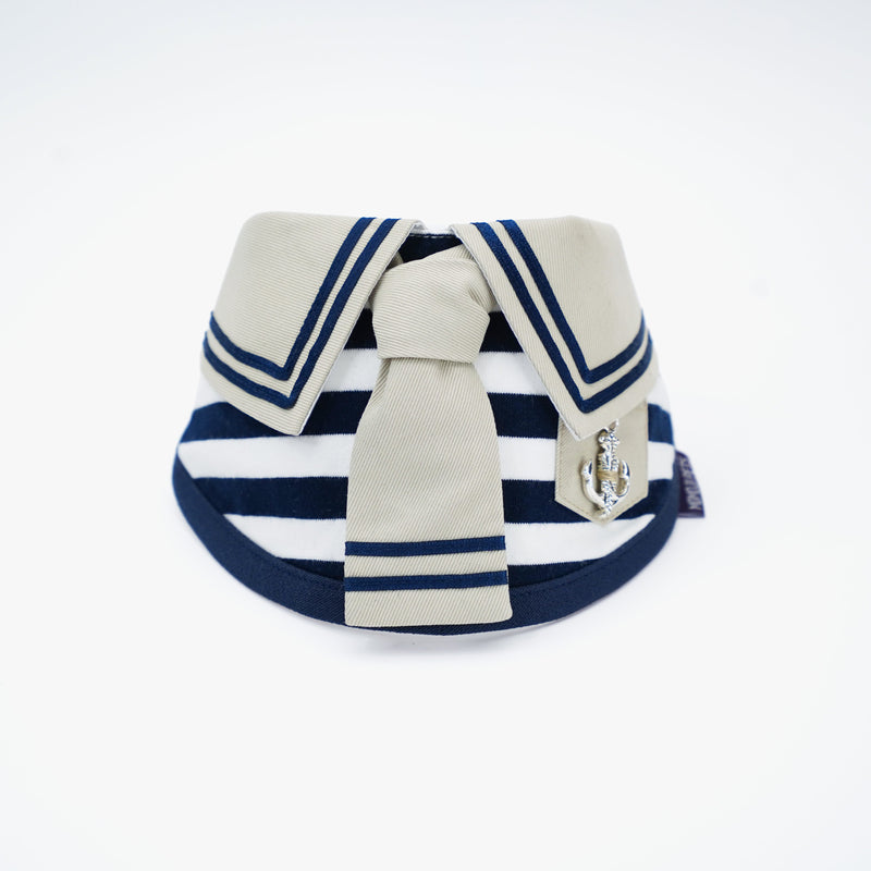 MOMOJI Santiano (2-Sandstone & Navy) | Pet Neckwear