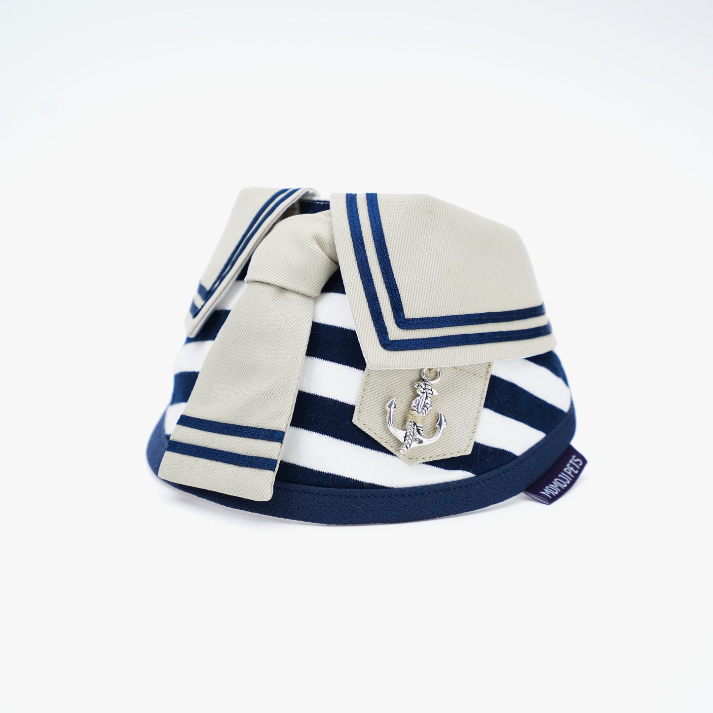 MOMOJI Santiano (2-Sandstone & Navy) | Pet Neckwear