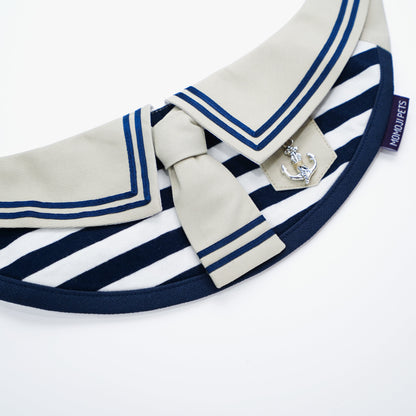 MOMOJI Santiano (2-Sandstone & Navy) | Pet Neckwear